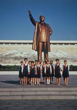 Kim Il Sung Statue am Mansudae Großmonument