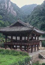 Phyohun Tempel im Inneren Kumgang Gebirge